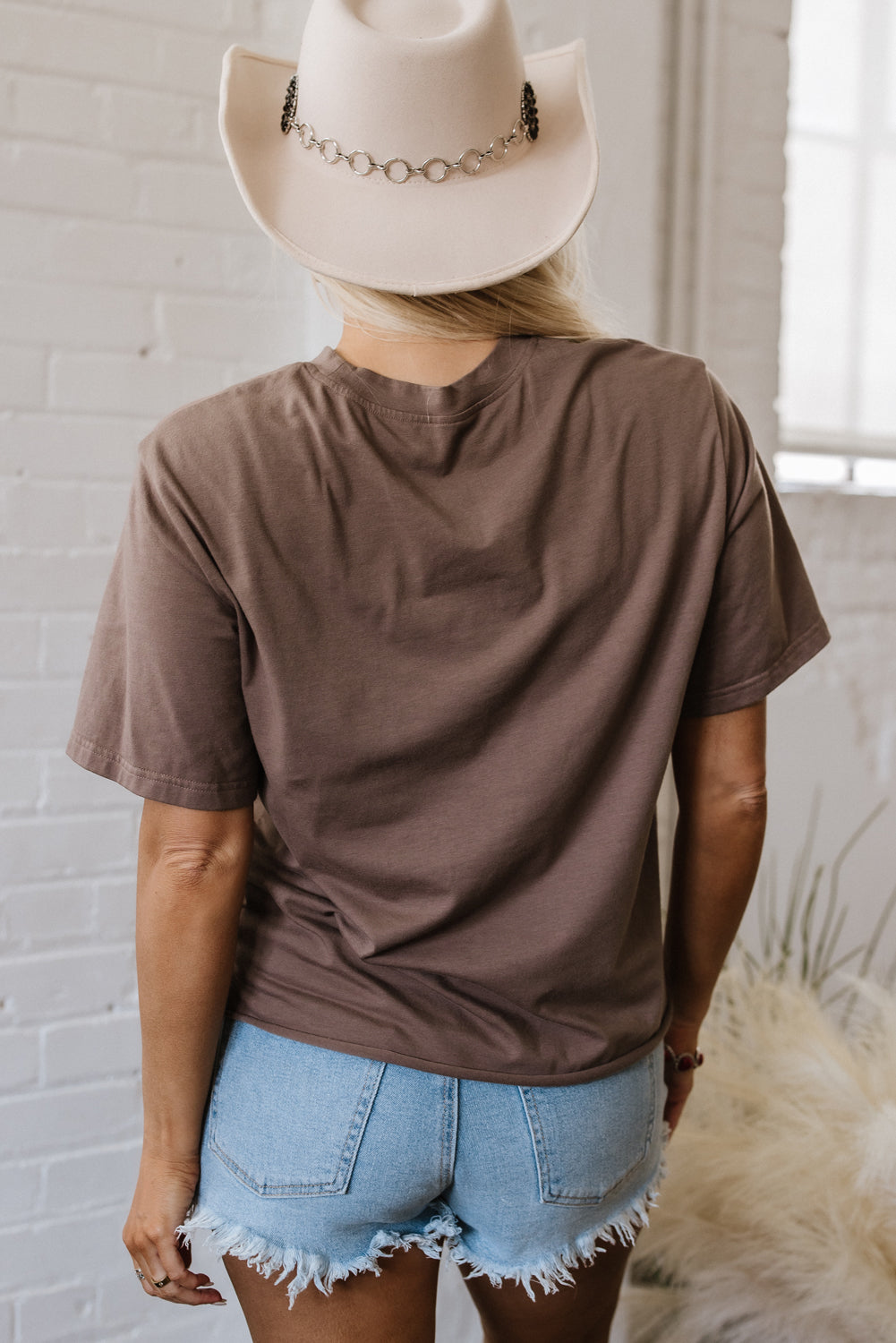 Honky Tonk Honey Coffee Graphic Crew Neck Western Fashion Tee