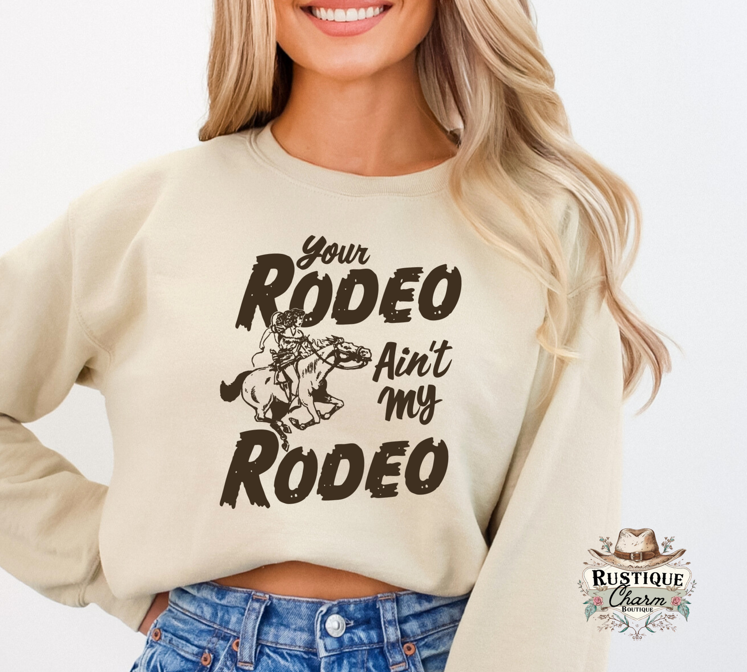 Trending Cute Graphic Sweatshirts & Hoodies | DTF Western Garment Design Rustic Charm