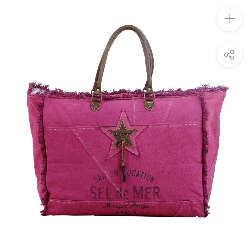 Popping Pink Myra Weekender Bag