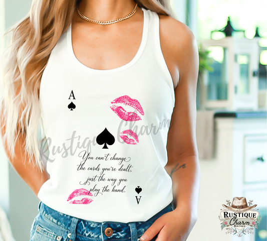 Ace of Spades Inspirational Graphic Tank