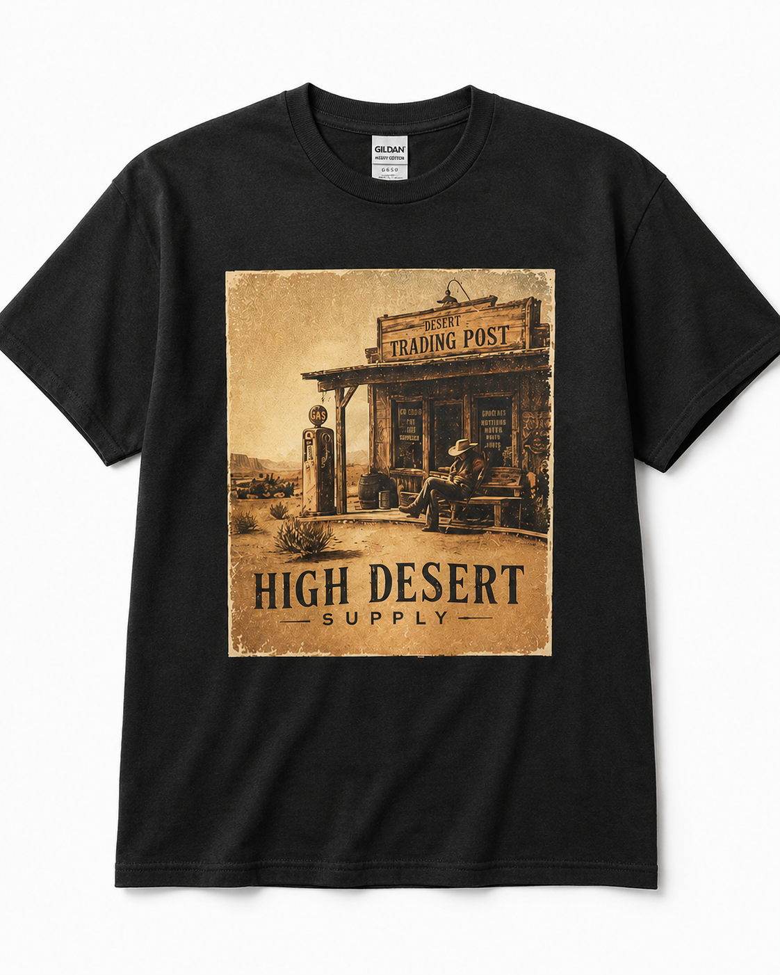 High Desert Supply Vintage Style DTF Graphic Tee & Sweatshirt