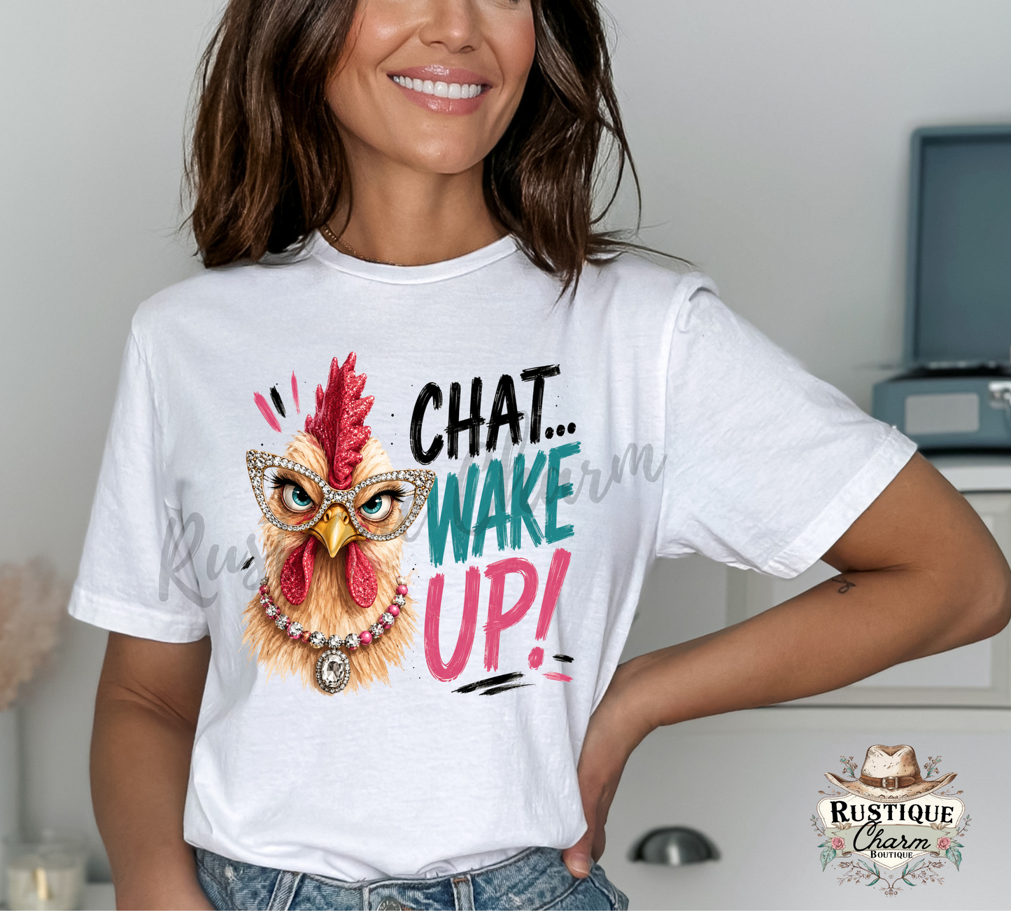 Chat... WAKE UP! Graphic Tee | Live Seller Tee