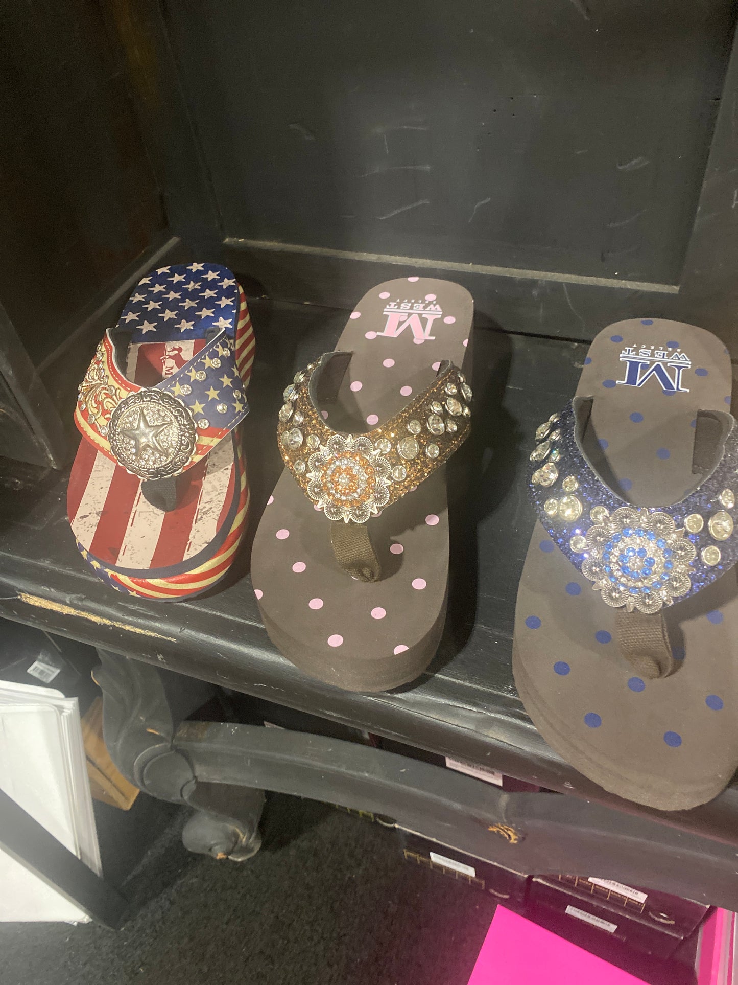 Montana West Wedge Flip Flops