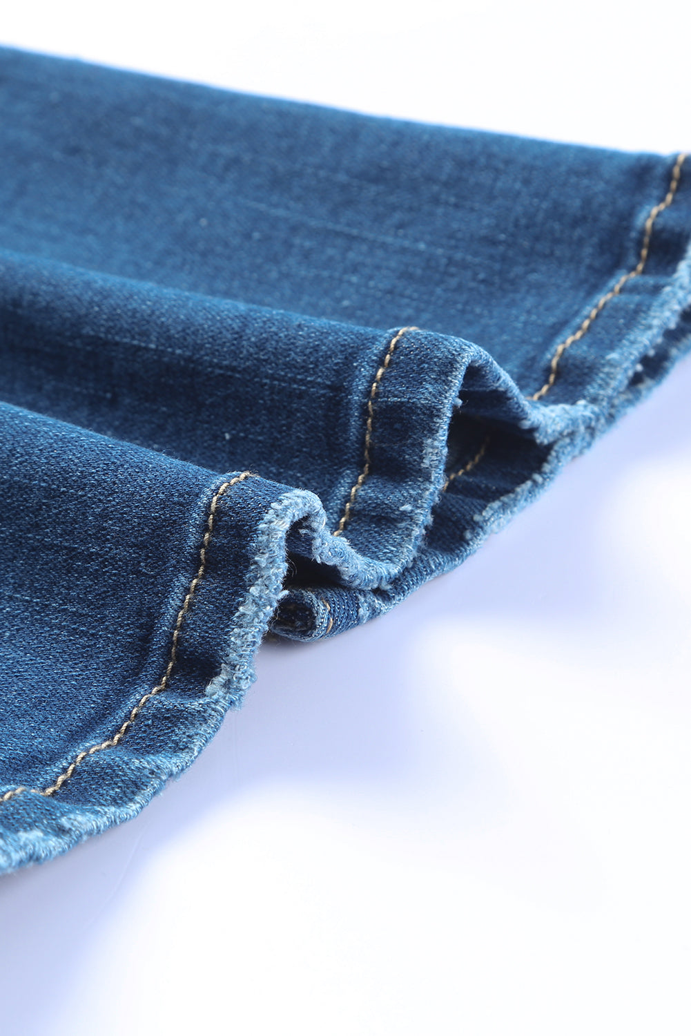 Graceful Horizon Sky Blue Medium Wash High Rise Flare Jeans Ladies Bootcut Flare Denim Jeans