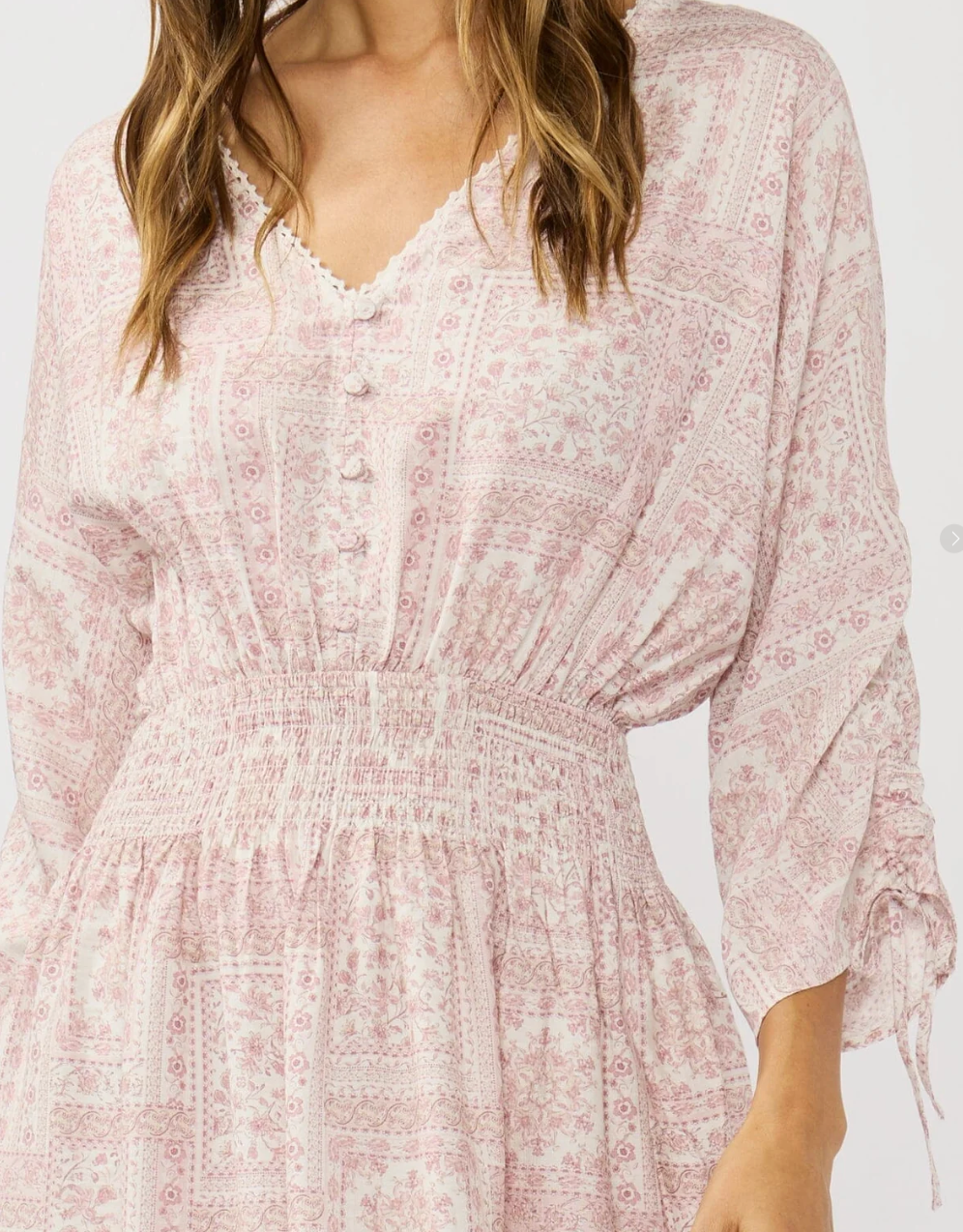 Pink Floral Mini Dress | Lovestitch Sydney Boho Dress, Flowy Spring Dress