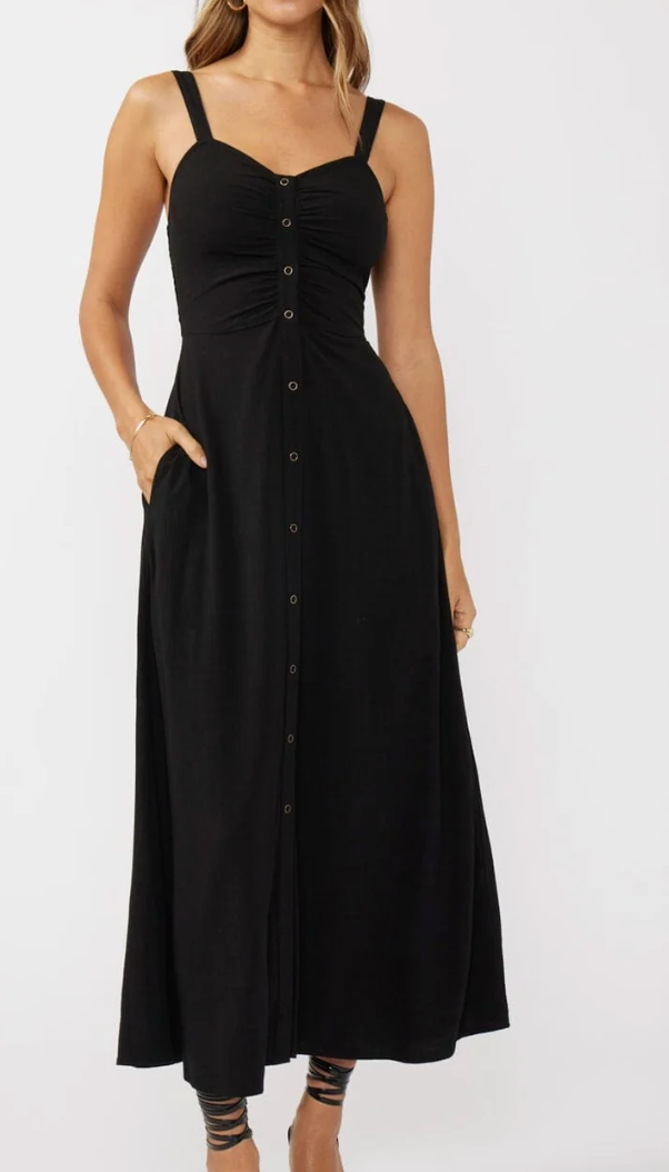 Red or Black Maxi Dress | Lovestitch More Than Enough Dress, Flowy Summer Maxi